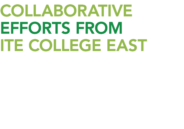 Collaborative efforts from ITE College East