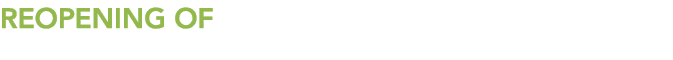 Reopening of