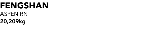 Fengshan Aspen RN 20,209kg