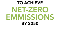 TO ACHIEVE Net Zero emmissions by 2050